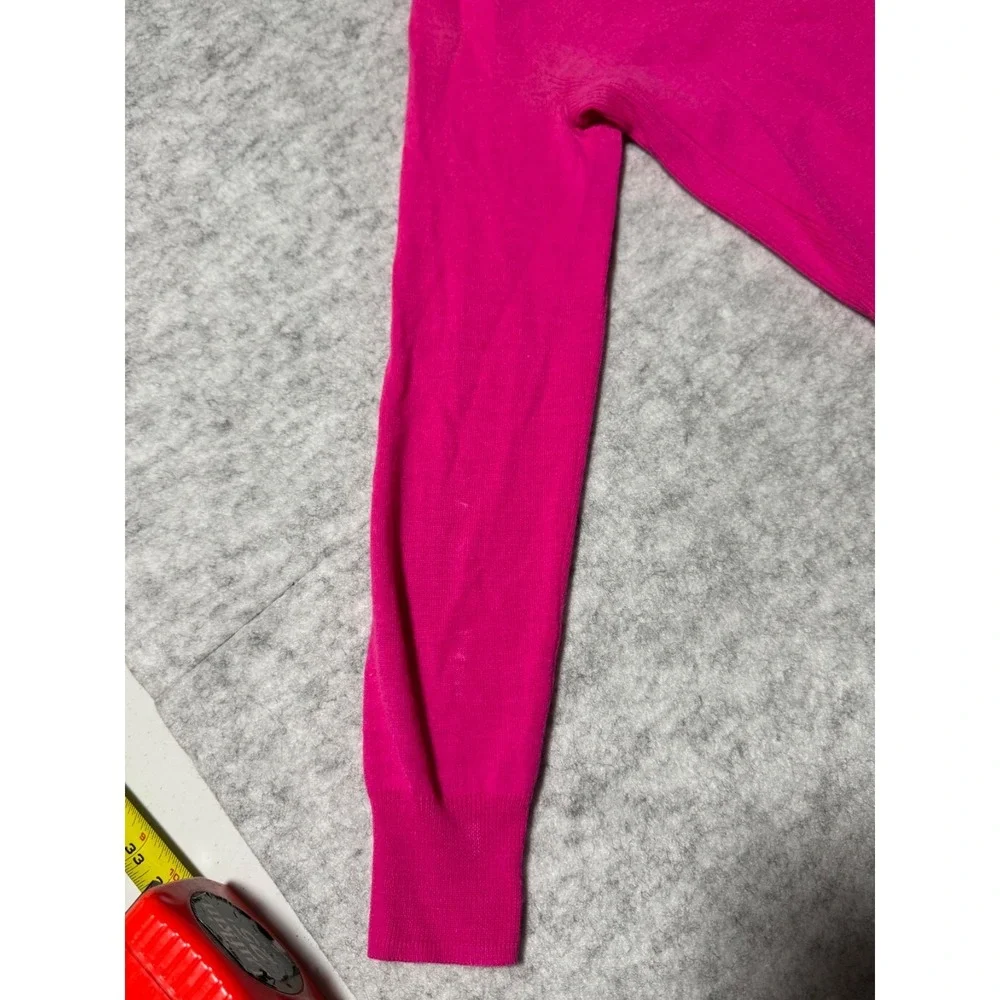 J.Crew Factory Small Pink Merino Wool Blend Sweater Long Sleeve Pullover Women s